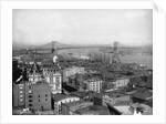 Lower East Side Neighborhood and Brooklyn Bridge by Anonymous