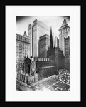 Trinity Church and Surrounding Skyscrapers, New York by Anonymous