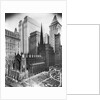 Trinity Church and Surrounding Skyscrapers, New York by Anonymous