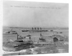 The Lusitania's First Appearance in New York Harbor by Anonymous