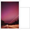 Aurora Borealis over Alaska Highway by Anonymous