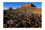 Trash Dump and Sandstone Buttes by Anonymous