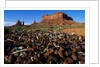 Trash Dump and Sandstone Buttes by Anonymous