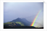 Rainbow over Alaskan Mountain by Anonymous