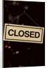 Closed Sign at Pike Place Market by Anonymous