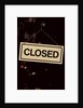Closed Sign at Pike Place Market by Anonymous