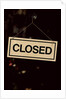 Closed Sign at Pike Place Market by Anonymous