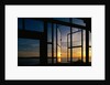 Sunset Reflected on Windows by Anonymous