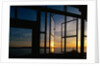 Sunset Reflected on Windows by Anonymous