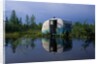 Flooded Trailer near Alaska Highway by Anonymous