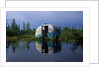 Flooded Trailer near Alaska Highway by Anonymous