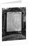 Sign at Toll Bridge by Anonymous