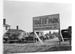 Trailer Park Sign by Anonymous