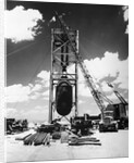 First Atom Bomb test site by Anonymous