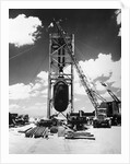 First Atom Bomb test site by Anonymous
