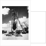 First Atom Bomb test site by Anonymous