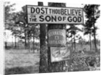 Signs along Highway by Anonymous