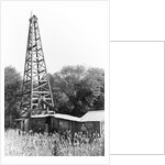 Abandoned Oil Derrick by Anonymous