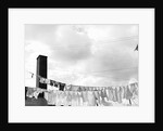 Laundry Drying on Clotheslines by Anonymous