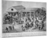 Post Office, San Francisco, California : A Faithful Representation of the Crowds Daily Applying at that Office for Letters and Newpapers by Anonymous