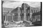 Portico in the Roman Forum by Giovanni Battista Piranesi