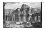 Portico in the Roman Forum by Giovanni Battista Piranesi
