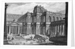 Portico in the Roman Forum by Giovanni Battista Piranesi