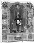 Washington as a Freemason by Strobridge & Co.