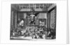 Viztlipuztli idolus Mexicaanorum (natives worshipping huge idol) by Anonymous