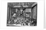Viztlipuztli idolus Mexicaanorum (natives worshipping huge idol) by Anonymous
