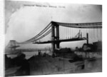 Manhattan Bridge Under Construction, 1909 by Anonymous