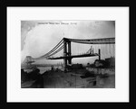Manhattan Bridge Under Construction, 1909 by Anonymous