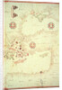 Vellum Chart of Eastern Mediterranean by Oliva