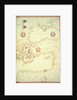 Vellum Chart of Eastern Mediterranean by Oliva