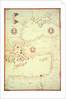 Vellum Chart of Eastern Mediterranean by Oliva