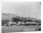 Wagon Train in the Black Hills by Anonymous