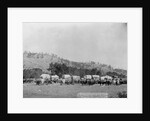 Wagon Train in the Black Hills by Anonymous