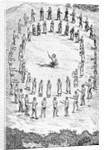 Native Americans of Louisiana Performing a Ceremonial Dance by Anonymous