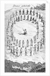 Native Americans of Louisiana Performing a Ceremonial Dance by Anonymous