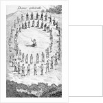 Native Americans of Louisiana Performing a Ceremonial Dance by Anonymous
