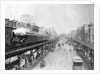 Elevated Trains in Manhattan's Bowery by Anonymous