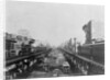 Elevated Trains in Manhattan's Bowery by Anonymous