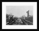 Elevated Trains in Manhattan's Bowery by Anonymous