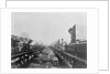 Elevated Trains in Manhattan's Bowery by Anonymous