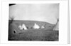 Atsina Camp Scene by Edward S. Curtis