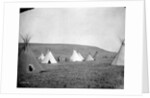 Atsina Camp Scene by Edward S. Curtis