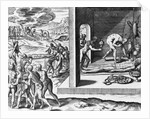 Native Funeral Rites by Theodor de Bry From America by Anonymous