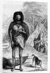 Fuegian (Yapoo Tekeenika). (Natives of Tierra del Fuego.) Frontispiece of Native of the Surveying Voyage 1839 by Anonymous