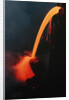 Lava Tube Pouring into the Ocean by Anonymous