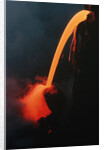 Lava Tube Pouring into the Ocean by Anonymous